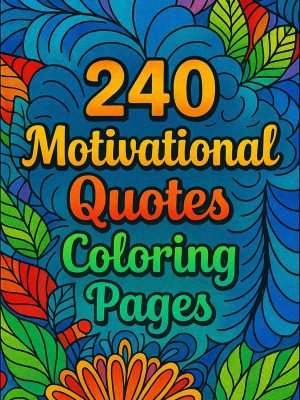 240 Motivational Quotes-coloring pages