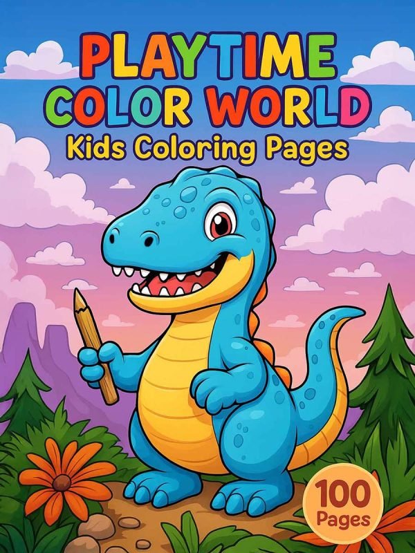 Playtime Color World-100 Kids Coloring Pages
