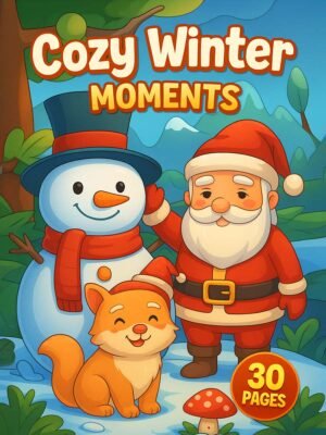 winter coloring pages for kids