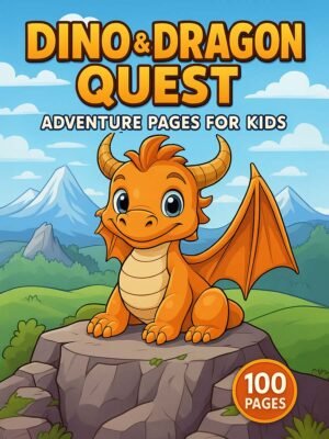 dinosaur and dragon coloring pages