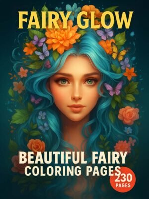 Fairy Coloring Pages – Fairy Glow with 230 Beautiful and Magical Designs