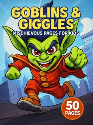 50 goblin-themed coloring pages