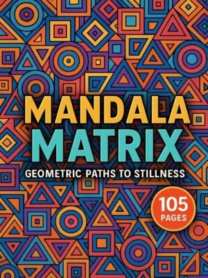 Mandala Matrix – 105 Geometric Mandala Coloring Pages for Mindful Relaxation
