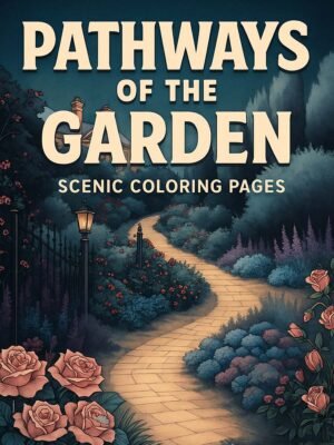 Garden Pathway Coloring Pages – Pathways of the Garden with 25 Scenic and Peaceful Designs