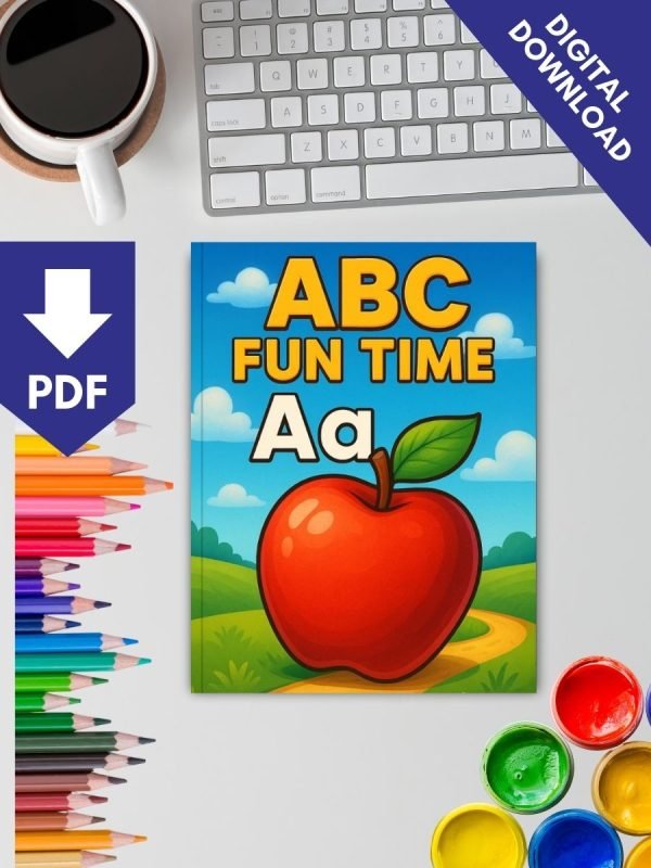 ABC Adventures – 100 Fun & Educational Alphabet Coloring Pages - Image 2