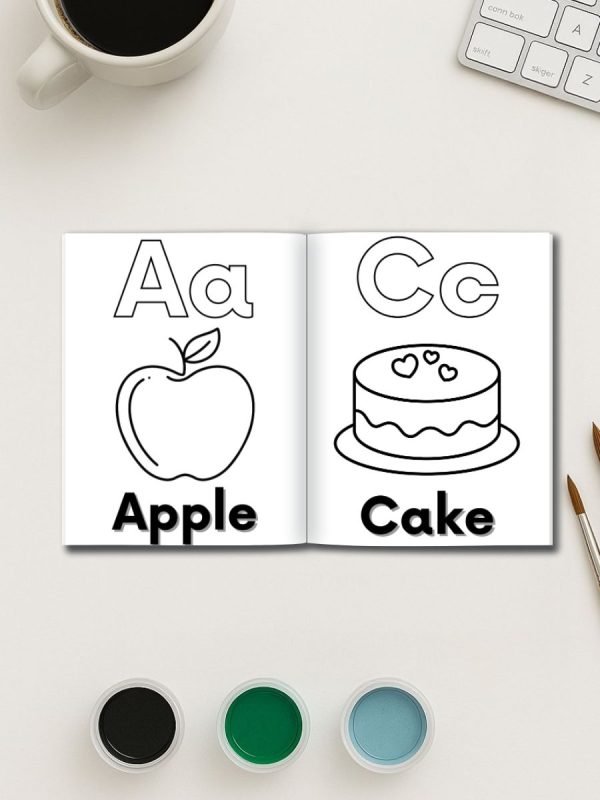 ABC Adventures – 100 Fun & Educational Alphabet Coloring Pages - Image 3