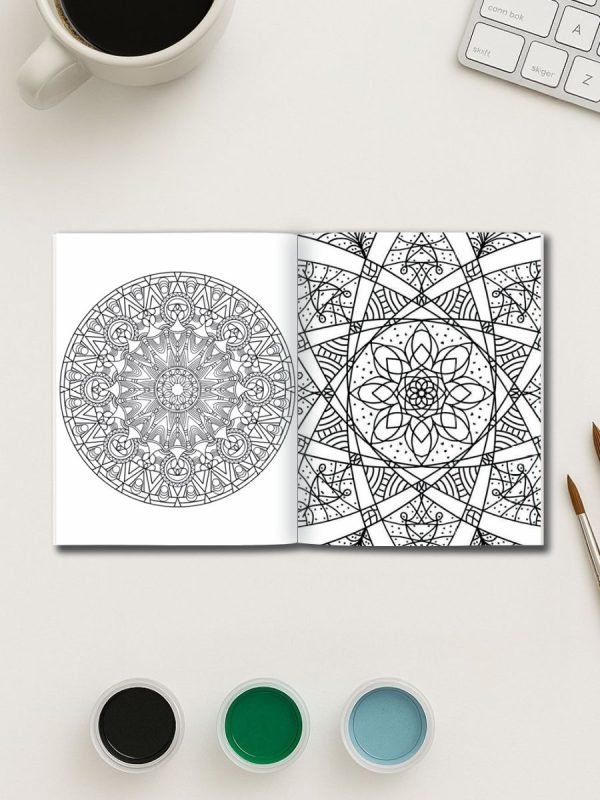 Mandala Matrix – 105 Geometric Mandala Coloring Pages for Mindful Relaxation - Image 3