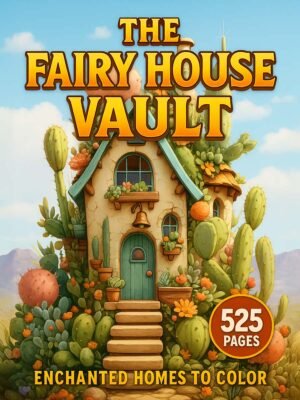 Fairy House Coloring Pages – The Fairy House Vault with 525 Enchanted Designs