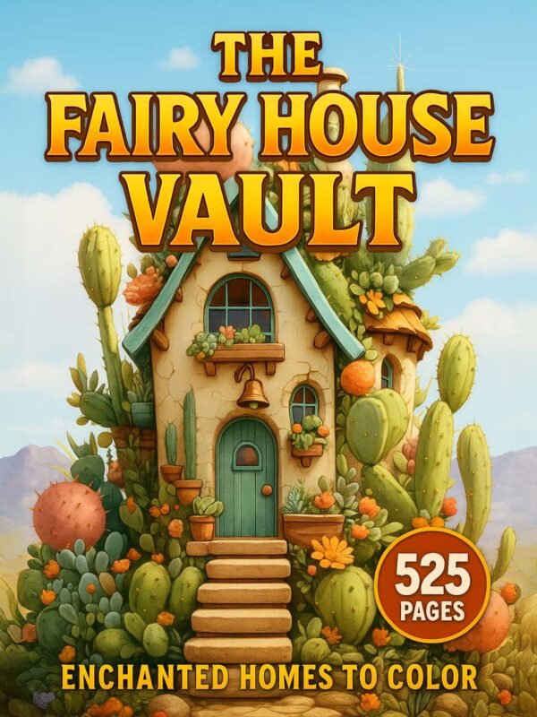 Fairy House Coloring Pages – The Fairy House Vault with 525 Enchanted Designs