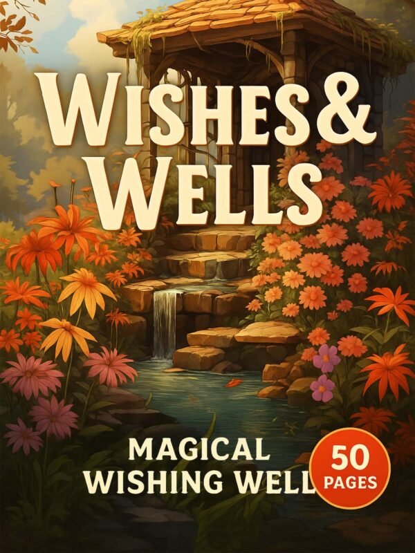 Wishing Well Coloring Pages