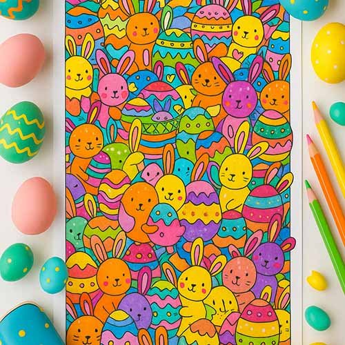 Gallery & Inspiration easter coloring page