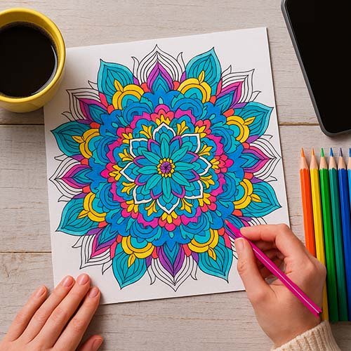 Gallery & Inspiration mandalas coloring page